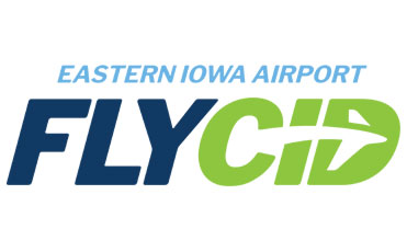 Eastern Iowa Airport logo - FlyCID